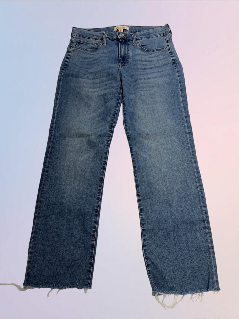 LUCKY BRAND Women’s 4/27A SWEET MID RISE STRAIGHT Blue Jeans